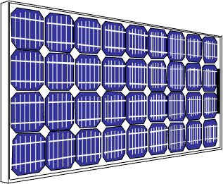 Солнечный модуль 20 ват. Монокристаллический